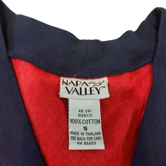 Napa Valley Sweater Vest Size Small Vintage Embroidered Embroidery Women… - Picture 6 of 7